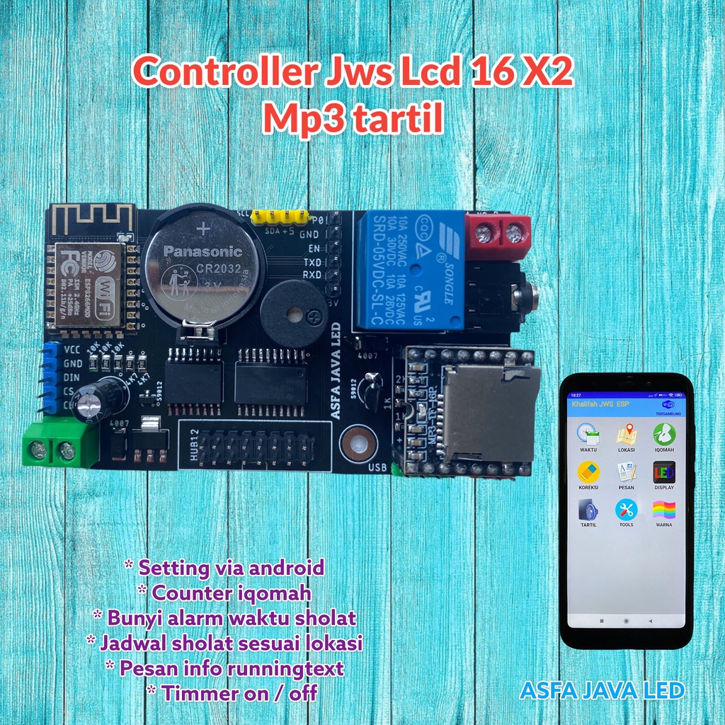 CONTROLLER JWS LCD - MP3