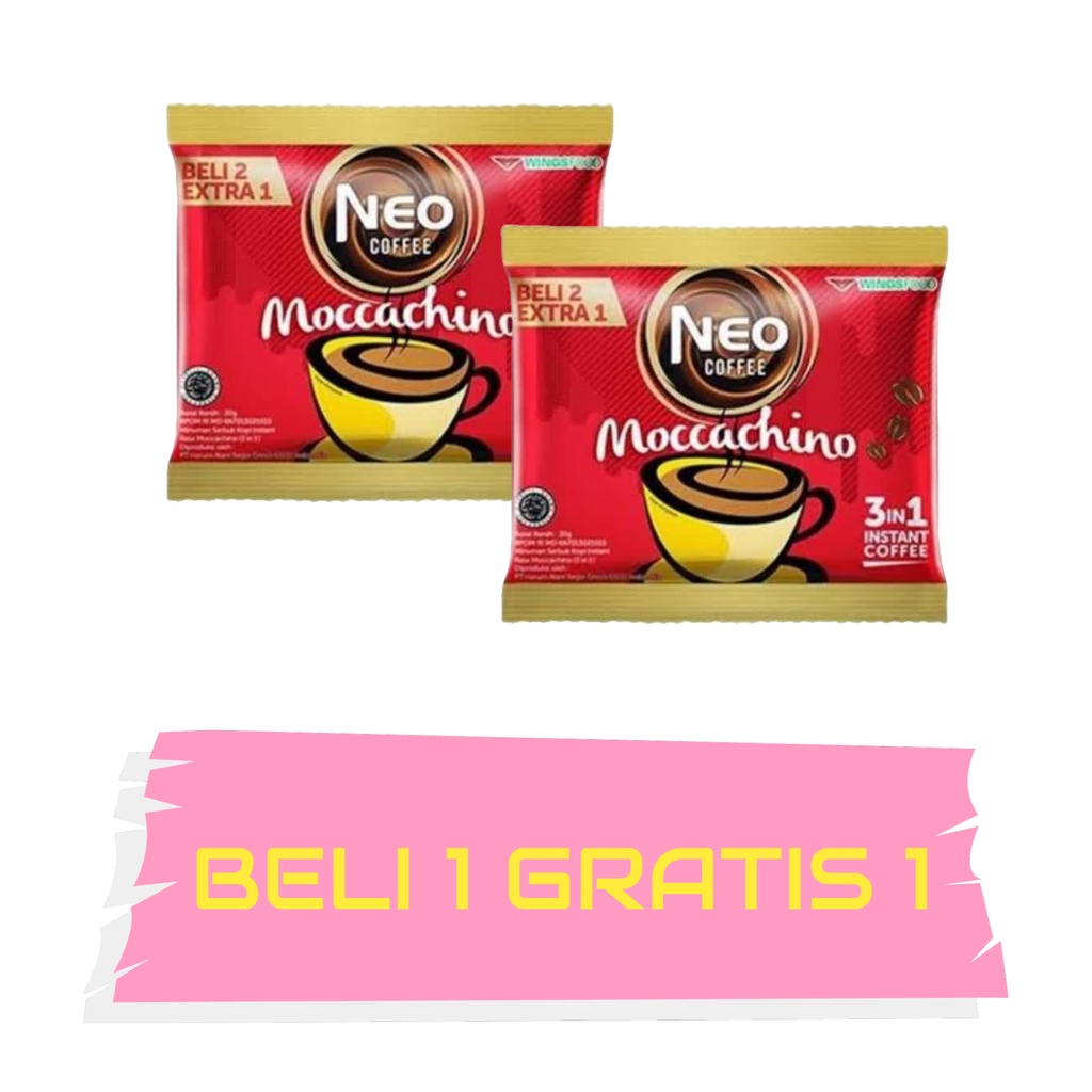 

MURAH LEBAY...!! KOPI NEO MOCACINNO BELI 1 GRATIS 1