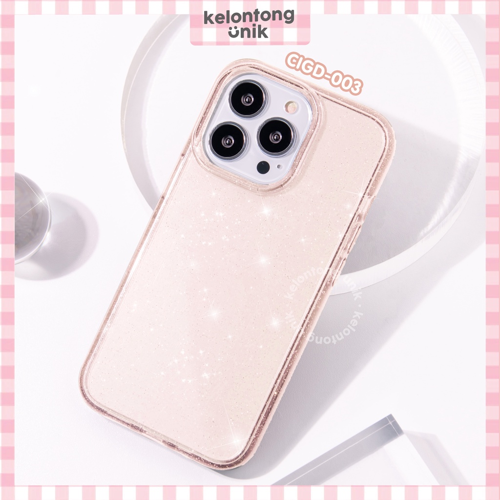 (Seri  2) For iPhone - Blink Blink Glittery Stardust Acrylic Case