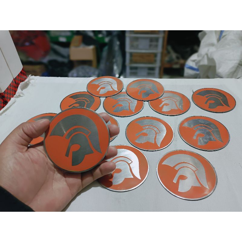 emblem emblim vespa trojan vespa px ps strada excel stainless bagus