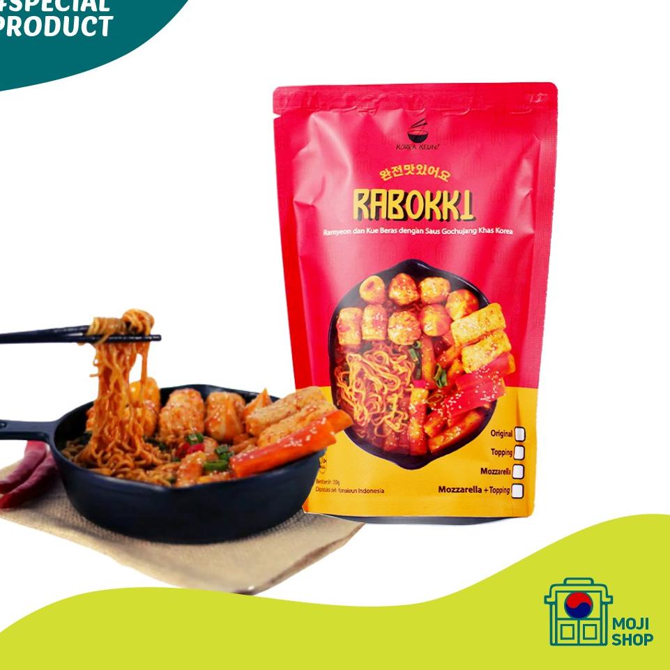 

Star (BUNDLING) Tteokbokki / Rabokki Koreakeun + Mojiso | Tteokbokki Rabokki Tokpokki Mojiso Soju Halal !!!