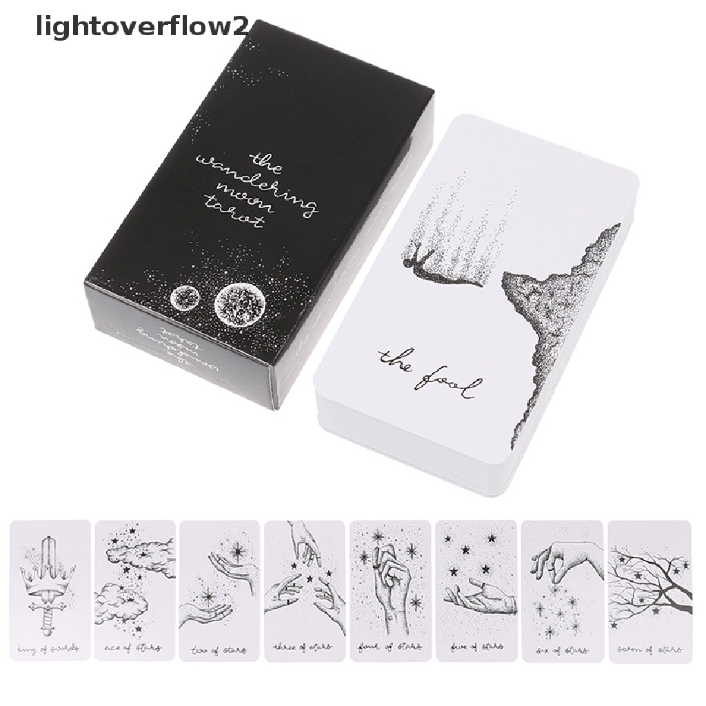 Lightoverflow2 Mainan Board Game Kartu Tarot Ramalan Bulan Untuk Keluarga / Pesta