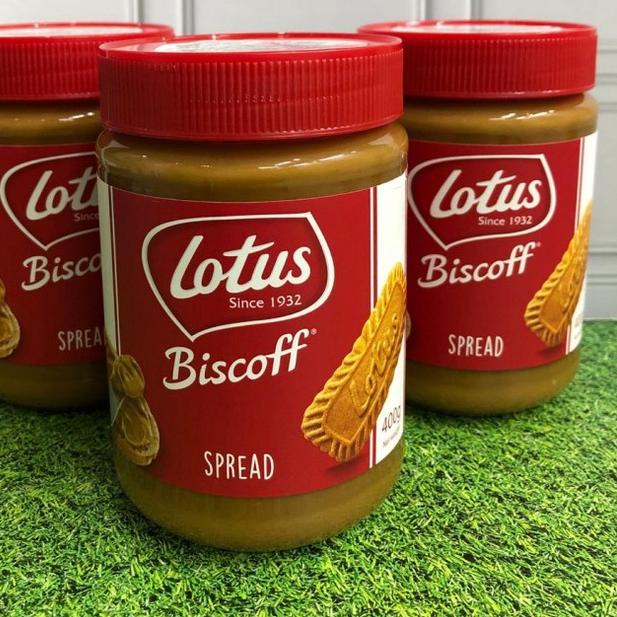 

Quality Control✅BISCOFF Spread Lotus Spread SMOOTH Halus 400 GR|KD6