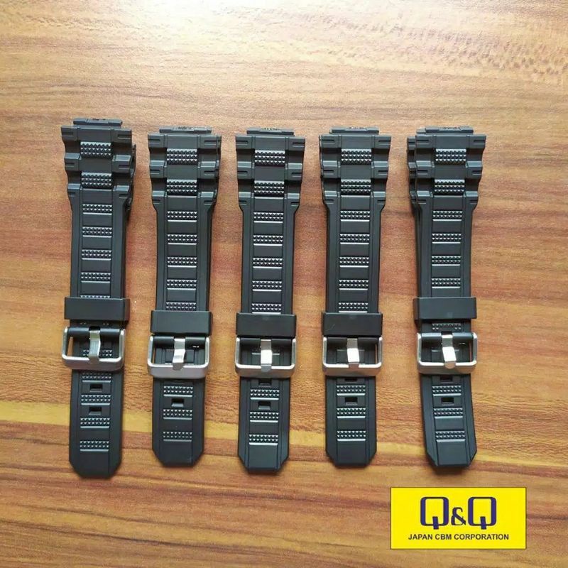 Tali jam tangan Strap Rubber QNQ M-146 Q&amp;Q M146 QQ 146