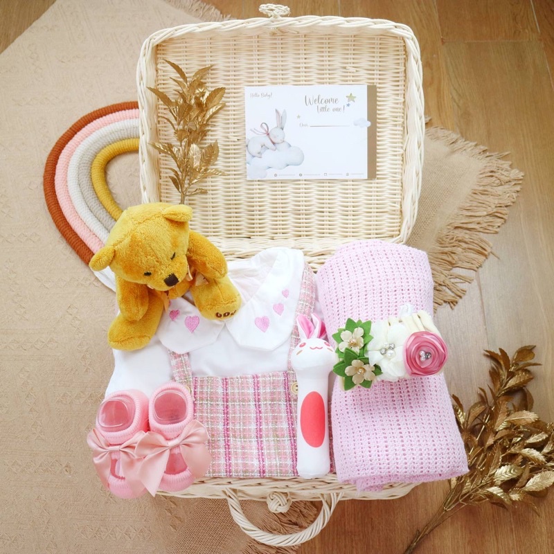 BARU LIO034 (Girls) Parcel Premium Hello Baby Hampers Gift 0-12 months