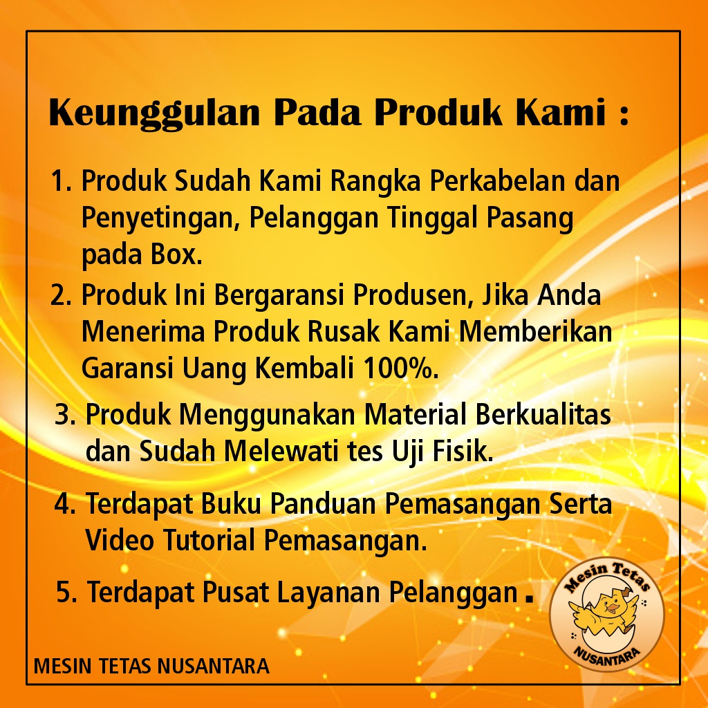 Paket Siap Pakai W3001 Kapasitas 20 Sampai 100 Butir Telur Termostat Thermo-Hygrometer Termometer Gea Mesin Tetas