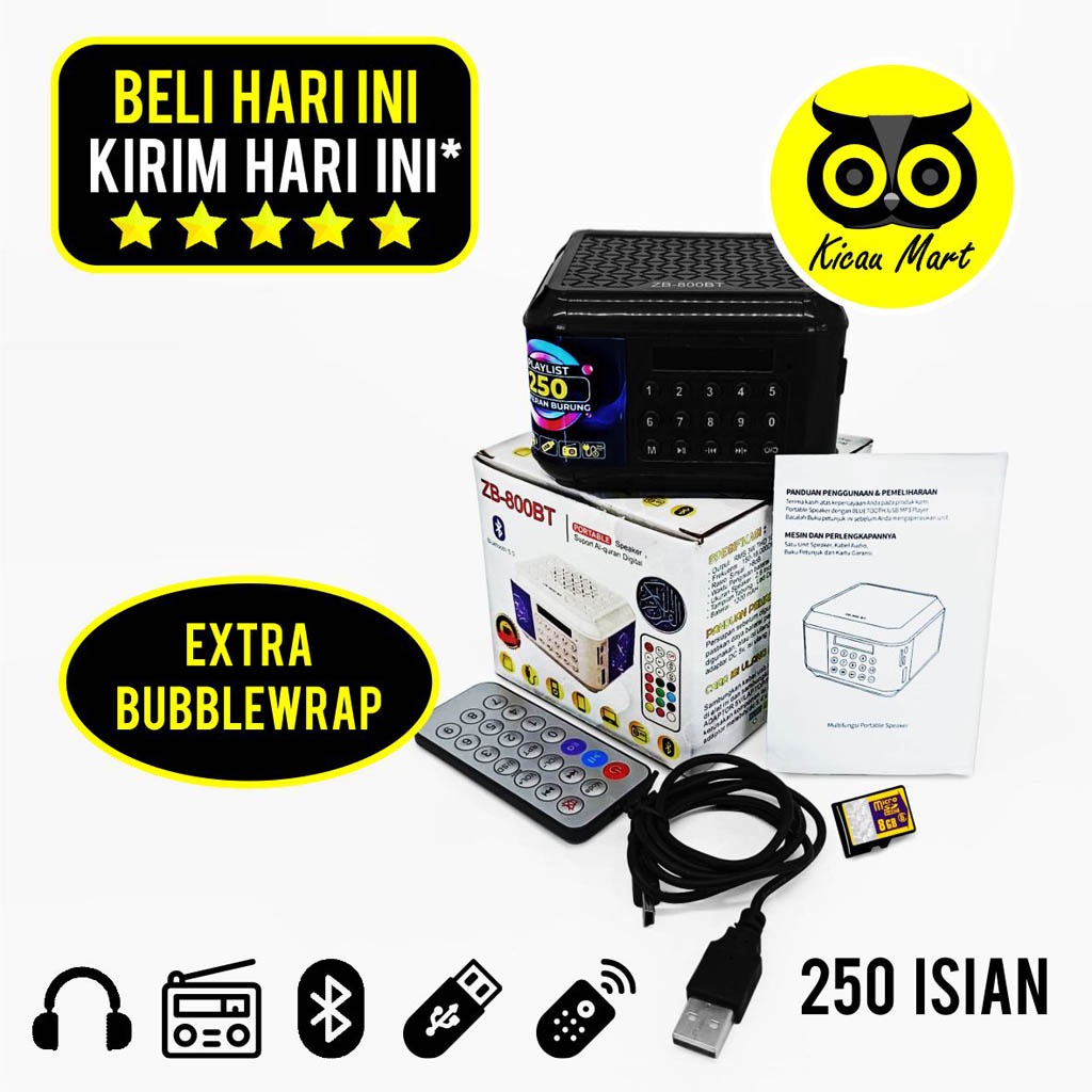 SMART SOUND SPEAKER MASTERAN BURUNG PLAYLIST 250 BONUS REMOT SPEAKER DIGITAL MP3 AUDIO PEMASTERAN BURUNG KICAU GANTANGAN MENTOR BURUNG LOVEBIRD MURAI PLECI PRENJAK KONIN JALAK CUCAK