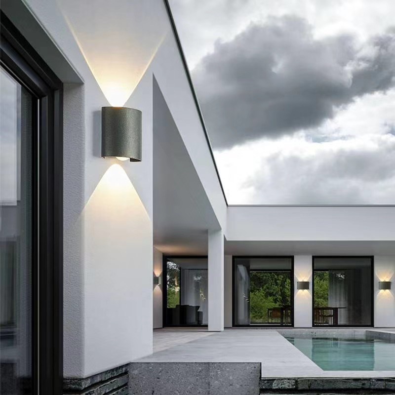 lampu dinding led minimalis outdoor