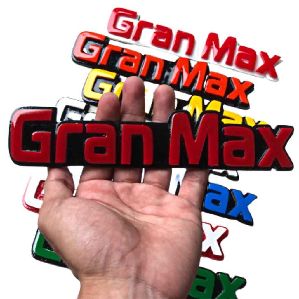 AKSESORIS EMBLEM 3D TIMBUL TULISAN GRAND MAX