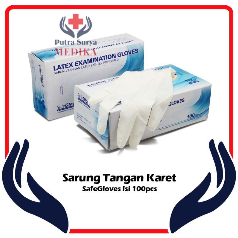 Sarung Tangan Latex | Handscoon Latex SafeGlove