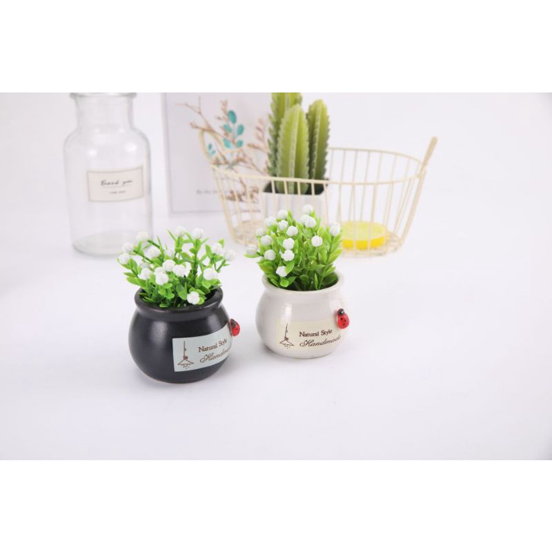 ACC Market88 Parfum Parfume Pewangi Pengharum Mobil Pajangan Dashboard Mobil Motif Pot Bunga