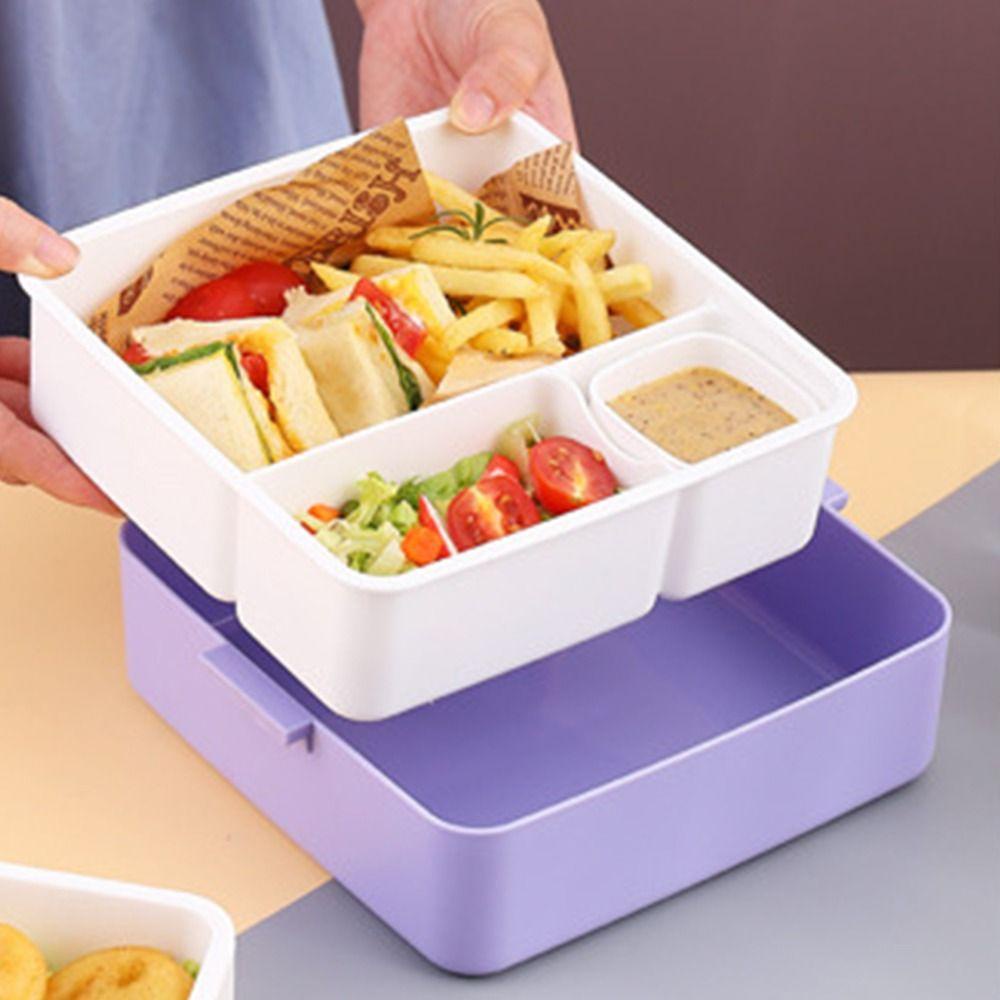 Top Lunch Box Microwavable Space Motif Astronot Untuk Pelajar Pekerja Kantor 13.Wadah Makanan L