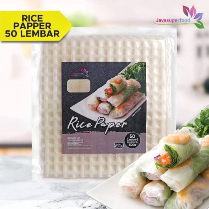 

Kulit Lumpia Rice Paper Vietnam 50 lembar .