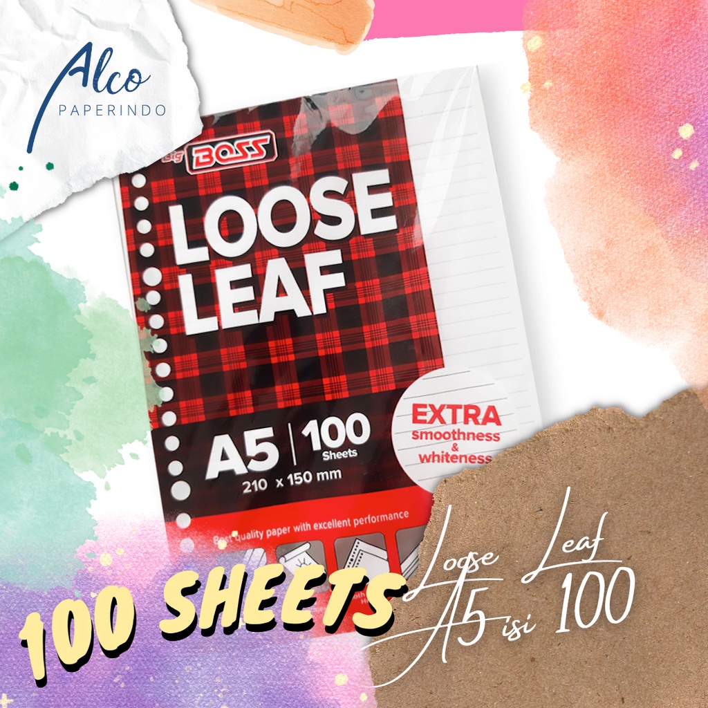 

Loose Leaf A5 BigBoss isi 100