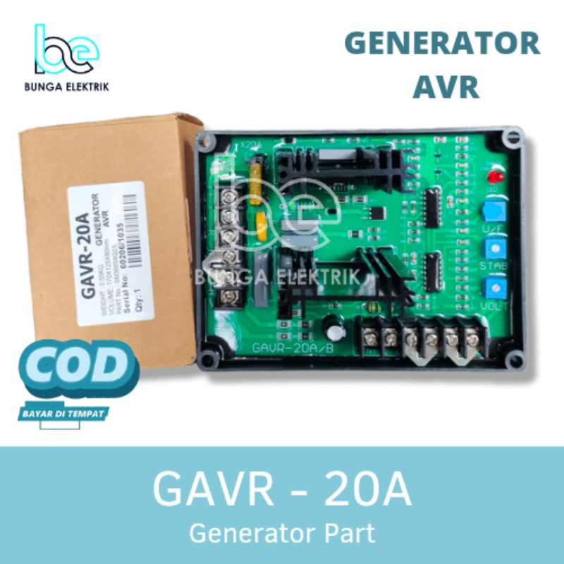 GENERATOR GENSET PART GAVR 20A