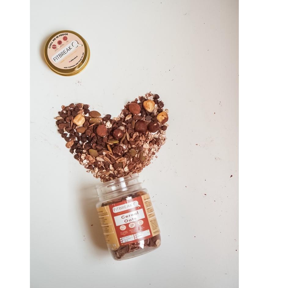 

Deals--PAKET 4 GRATIS 1 HAZELNUT SEREAL OATS / DIY OVERNIGHT OATS/SNACK/ DARK CHOCOLATE /SARAPAN/CEMILAN DIET