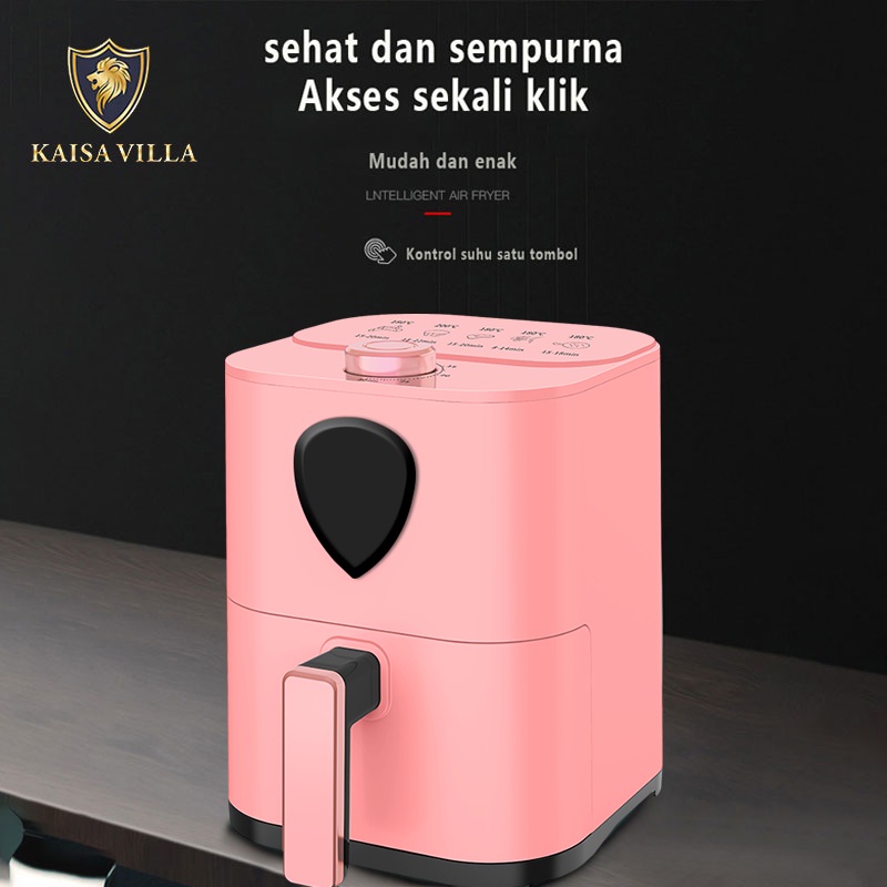 Kaisa Villa Air Fryer Low Watt 5L 650W Pink