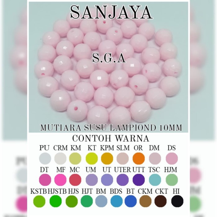 Manik-Manik Manik Susu (Mote Susu Lampion 10Mm)