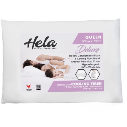 BANTAL TIDUR HELA DELUXE QUEEN MICROFIBER STANDARD