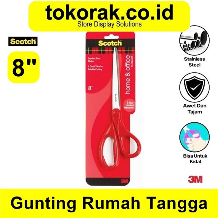 

Hari Ini 3M Scotch Gunting Besar 8 Inch 1408 - Household Scissors Terbatas