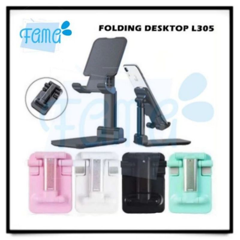 

Liftable Folding Desktop Phone Stand / Stand HP di Meja [FAMA0334]