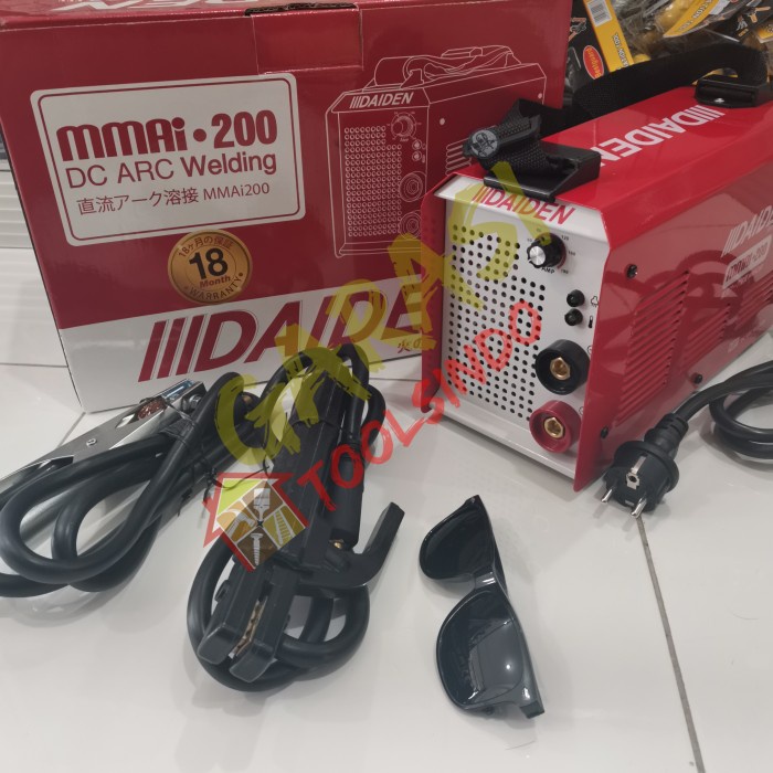 MESIN LAS DAIDEN MMAI 200 AMPERE TRAFO LAS LISTRIK MMA DAIDEN JAPAN