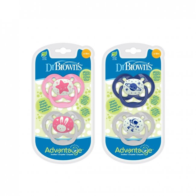 Dr.Brown’s advantage pacifier GLOW IN DARK