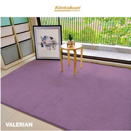 KARPET BULU Karpet Kintakun Bulu Sanitized Polos Ukuran 100x150cm - Valerian karakter jumbo anti sli