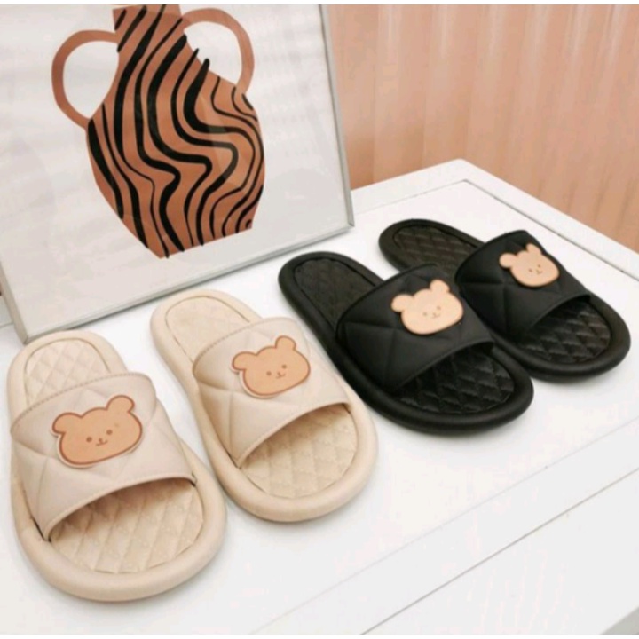 SANDAL TEPLEK BERUANG/SANDAL SELOP BARU MODEL BERUANG/SANDAL MODEL BERUANG TERBARU