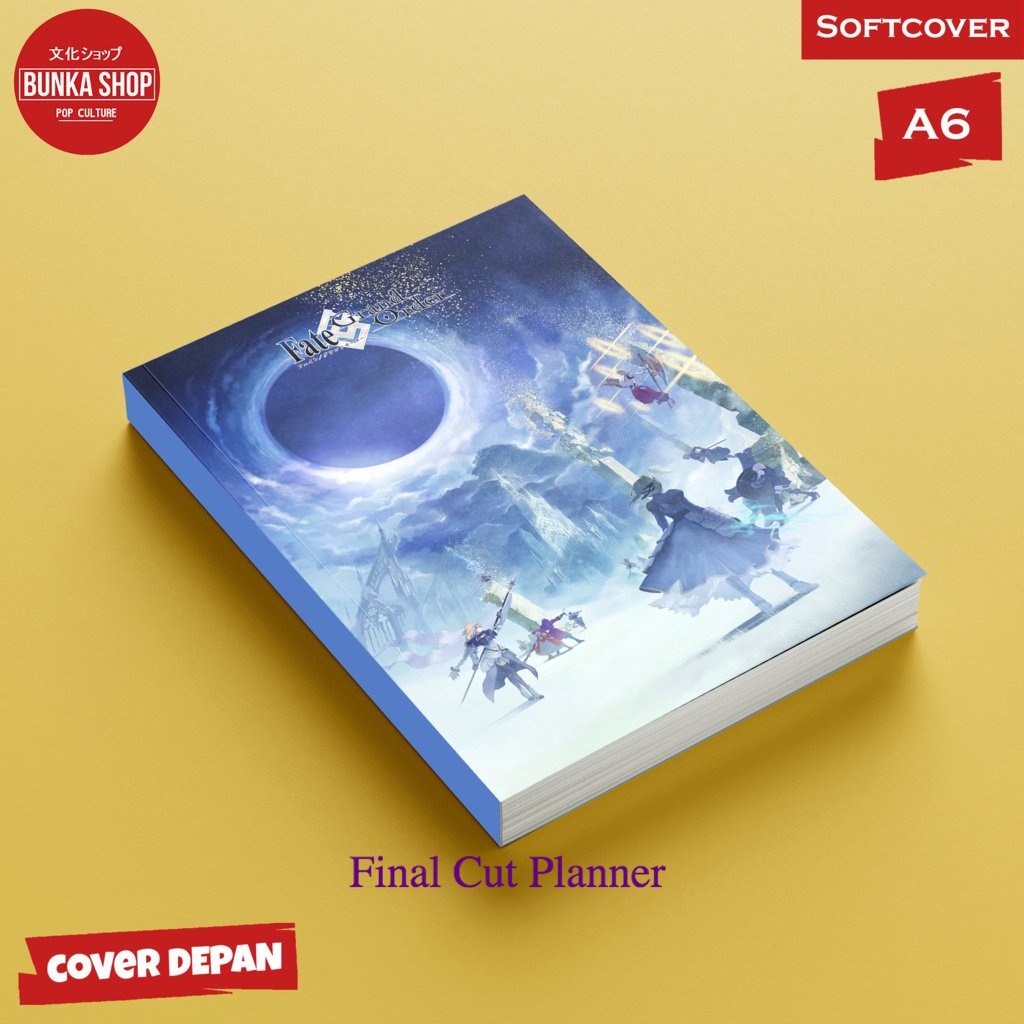 

Buku tulis polos/bergaris Anime Fate Grand Order 2 Softcover A6 Buku Tulis Catatan Notes Agenda Planner Jurnal