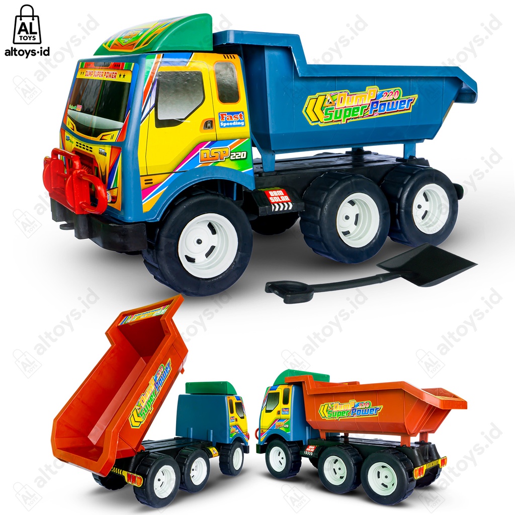 Mainan Mobil Dump Truck Super Power Jumbo DSP220