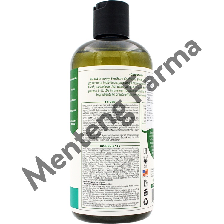 Petal Fresh Pure Shampoo Rosemary &amp; Mint 475 mL - Membuat Rambut Lebih Tebal dan Bervolume