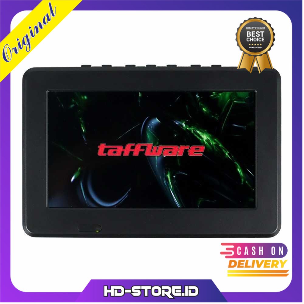 Taffware Portable TV Monitor 7 Inch DVB-T2 - D7