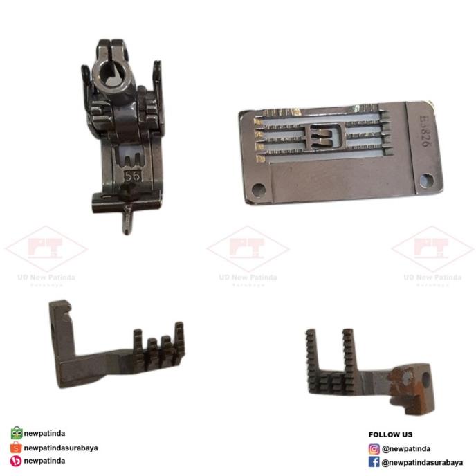 %%%%] Gauge Set Mesin Overdeck C007 Timpa 4/4 ASM