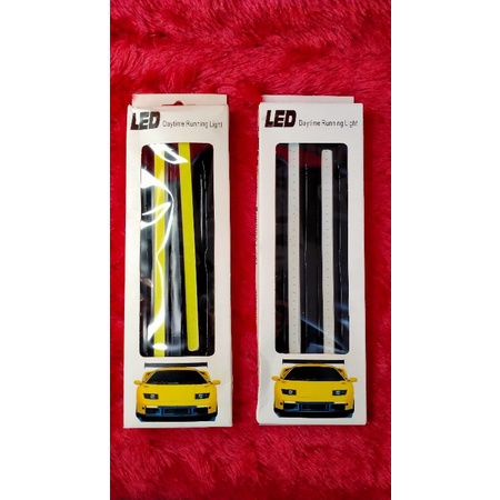 LED DRL 17cm Putih Flash / Biru Flash