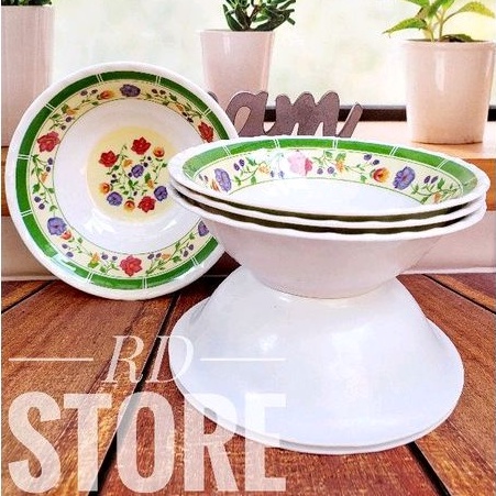 PROMO 3.PCS MANGKOK ULIR MOTIF MELAMINE MEISING