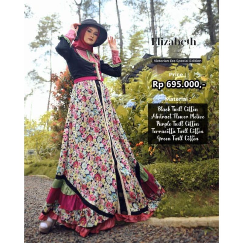 Elizabeth esme brand original dress mewah