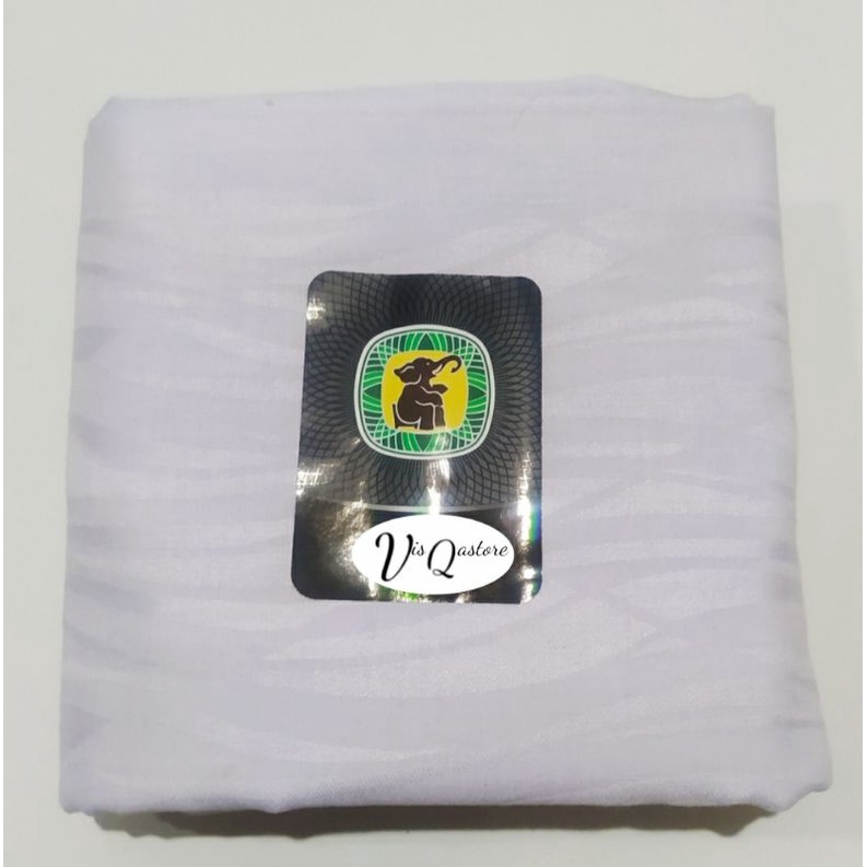 Sarung Putih Motif Exclusive by Gajah Duduk