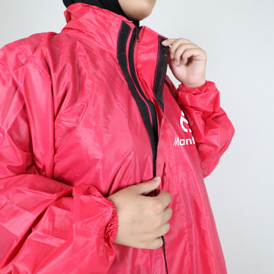 Jas Hujan Mantel Pria Wanita Dewasa Gamis Ponco Raincoat Terusan Tebal Lentur Tahan Lama