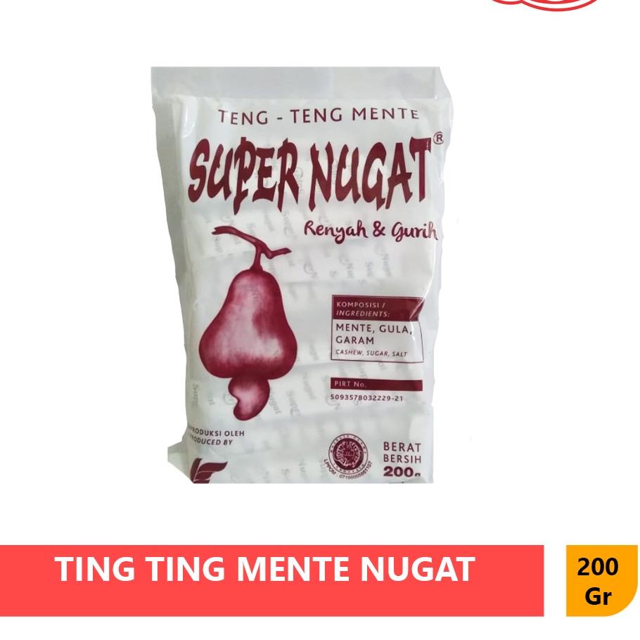 

Terbaik TING TING MENTE LILI SUPER NUGAT 200 GRAM / TENG TENG MENTE gas !!