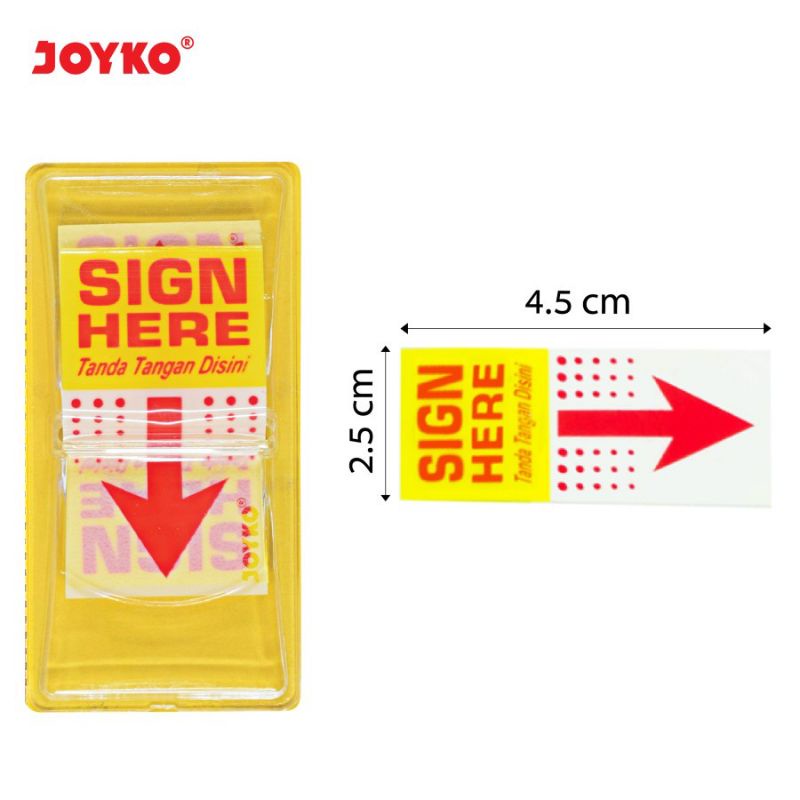 

Index & Mark SIGN HERE JOYKO IM-35.