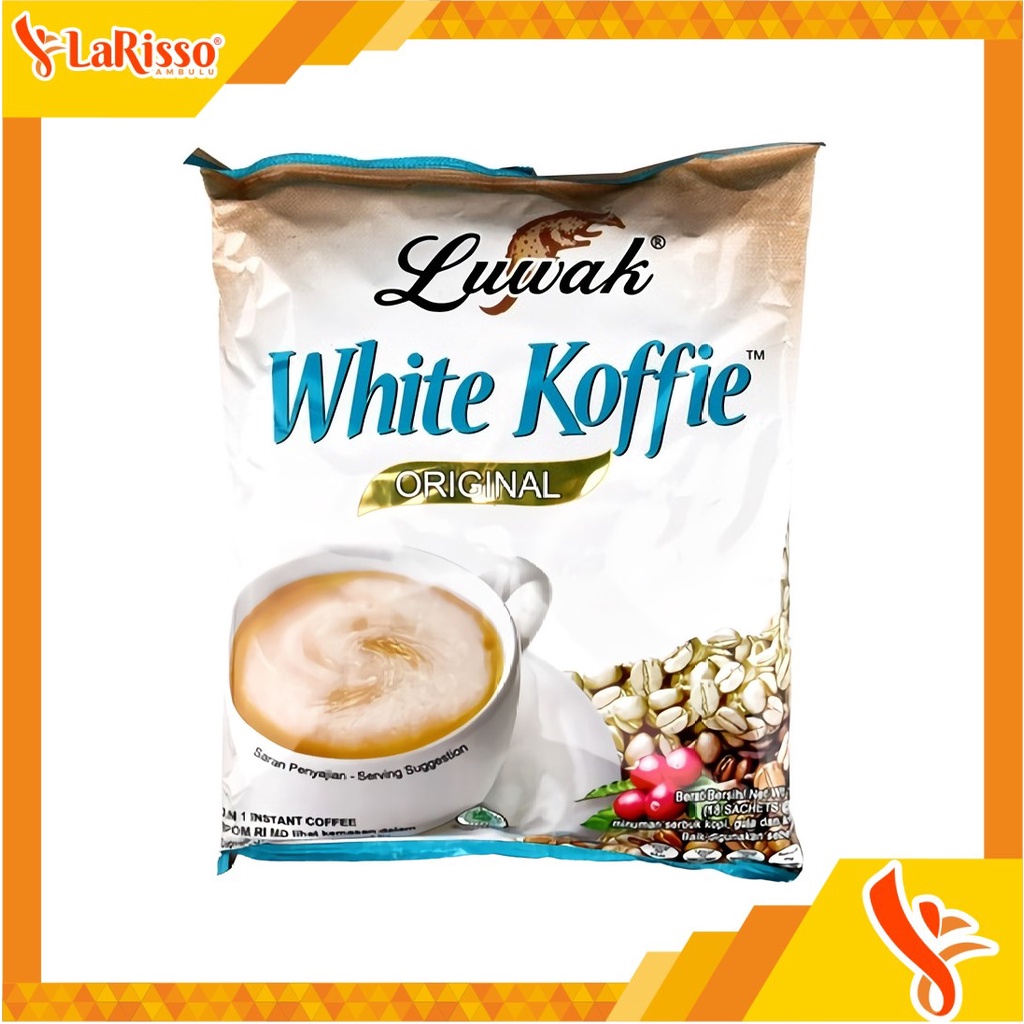 

KOPI LUWAK WHITE COFFE ORIGINAL BAG 360GR (18X20GR)