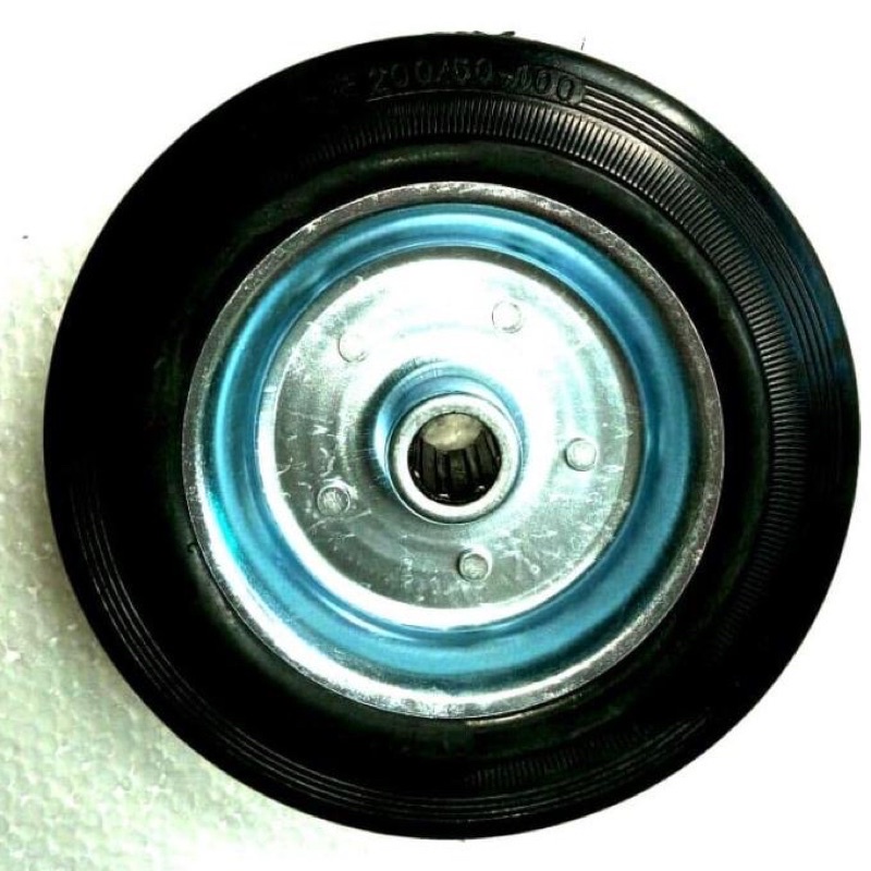 Jual RODA TROLLEY TROLI KARET 8 INCH WHEEL ONLY RODA SAJA | Shopee ...