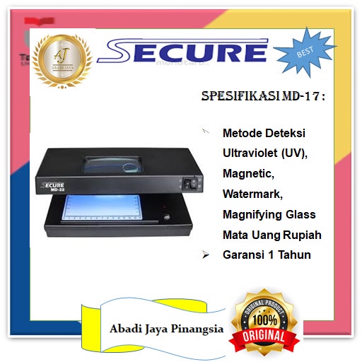 

SECURE MD 17+Kaca Pembesar