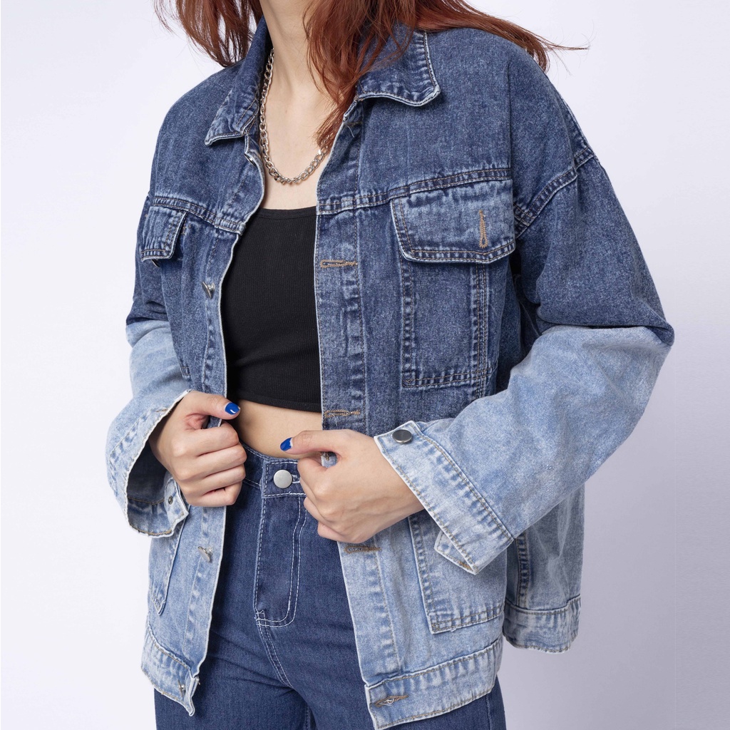 VIERLIN - Jaket jeans oversize 387