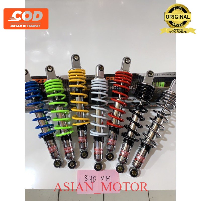 FARIASI MOTOR SHOCK BREAKER BELAKANG 340MM SUPRA FIT NEW SUPRAX125 KHARISMA REVO VARIASI SPAREPART