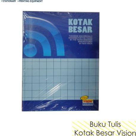 

ト Buku Tulis Kotak Besar Vision 30 Lembar (Isi 10 buku) リ