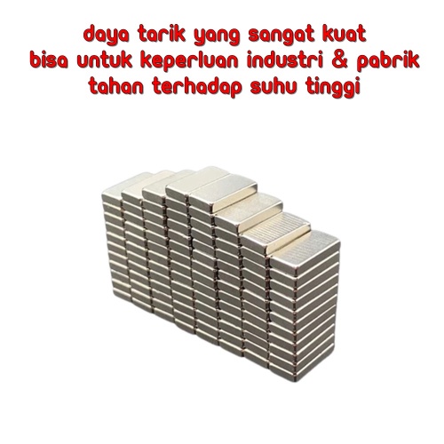 Magnet Neodymium Persegi 10x5x2 mm 10x5x2mm Magnet Persegi Kotak 10 x 5 x 2 Magnet Neodymium Merekat