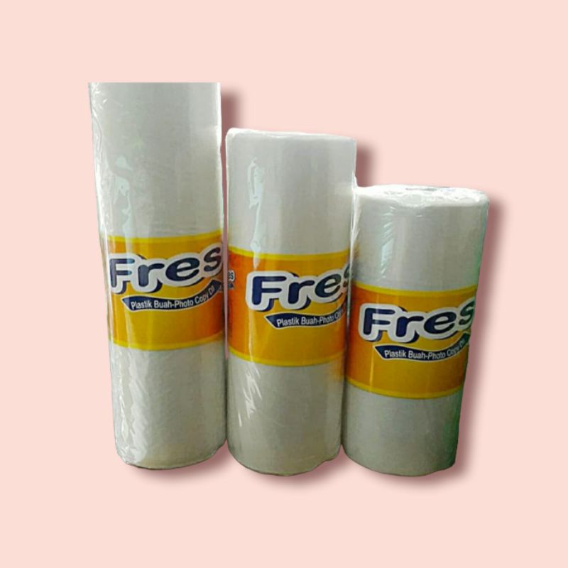 PLASTIK ROLL PLASTIK BUAH FRESH FOTOCOPY BENING 20x30 25x38 30x45 35x50