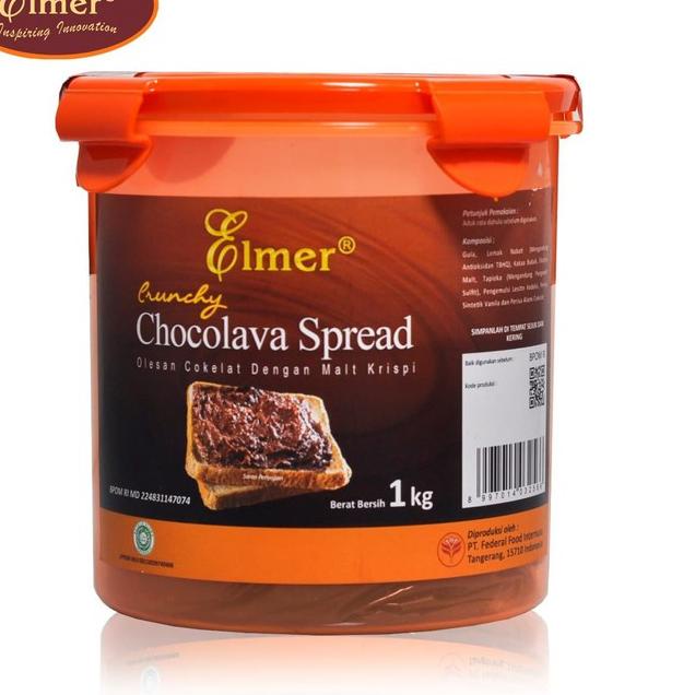 

Harga Bagus--ELMER Chocomaltine / Chocolava Crunchy 1 Kg (Original)